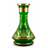 VASO EGERMANN CYCLONE 26CM VERDE LIGHT GREEN + OURO 24K