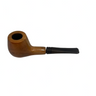 CACHIMBO SEMI-CURVO – MADEIRA NATURAL COM PITEIRA DE MADEIRA ESCURA