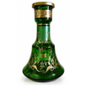 VASO EGERMANN EIFFEL 30CM VERDE FOREST GREEN + OURO 24K