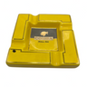 CINZEIRO DE CHARUTO CERÂMICA COHIBA AMARELO P/ 4 CHARUTOS (AVARIA)
