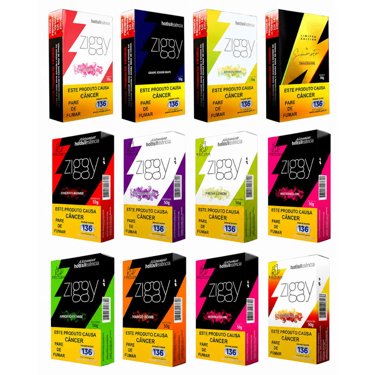 ESSÊNCIA ZIGGY 50g (Escolha o Sabor)