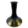 VASO STAR HOOKAH ALADIM 26CM PRETO METÁLICO