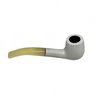 CACHIMBO SEMI-CURVO – MADEIRA BRANCA MODERNA