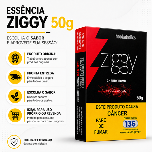 Essência Ziggy 50g (Escolha o Sabor)