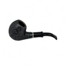 CACHIMBO SEMI-CURVO – PRETO TEXTURIZADO ESTILO FIBRA DE CARBONO