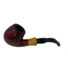 CACHIMBO CURVO – JACARANDÁ DA BAHIA COM ANEL CLARO NATURAL E PITEIRA PRETA