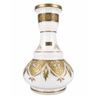 VASO EGERMANN VULKAN 26CM TRANSPARENTE ICEBERG + OURO 24K