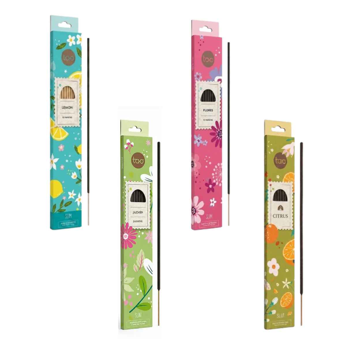 INCENSO TAO HOME SLIM 10 VARETAS (Escolha o Aroma)